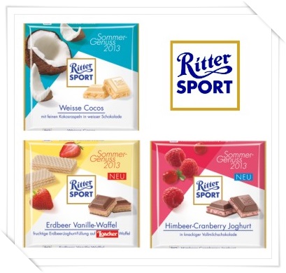 Ritter Sport Sommer Sorten 2013